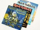 4 x IRON MAIDEN LP's POWERSLAVE / LIFE AFTER DEATH / PIECE OF MIND / SEVENTH SON