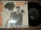 RARE MARTY WILDE EP COME RUNNING ORIGINAL 1961 PHILIPS VG+++  EX