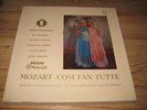 PHILIPS  3LP MOZART - COSI FAN TUTTE  STICH MALANIUK SCIUTTI KMENTT  VSO MORALT