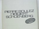 Boulez directs SCHOENBERG - ADDA 3LP box 0186.901