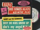 UPTOWNS / RANDY & RAINBOWS - BEACH / SURF / DOO WOP - RARE 1963 EX FR EP