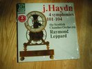 ERATO FR DIGITAL 751412 HAYDN 4 SYMPHONIES 101-104 SCOTTISH CHAMBER LEPPARD 2LPS