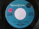 Northern Popcorn 45, Miles Stone, Too Many Tears, Monogram, M-, HEAR MP3