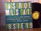MILES DAVIS LP BAGS GROOVE PRESTIGE BERGENFIELD D/G RVG VG+