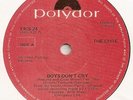 THE CURE RARE IRISH BOYS DON'T CRY + PS MINT PUNK NEW WAVE 1986