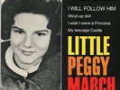 RARE 1963 FRENCH LITTLE PEGGY MARCH EP : I WILL FOLLOW HIM + 3