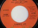 rare Soul 45 TOMMIE LEE that's the way i want to live CAPITOL Listen