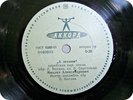 Two Jewish Folk Songs Michail Aleksandrovich YIDDISH Russian 78 RPM 1960's