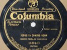 Blind Willie Johnson 78 rpm Gospel Record Jesus Is Coming Soon 1920s