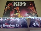 KISS - Live in Houston 1977 - rare CLEAR 7'' EP
