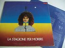 LP ITALIAN PROG MAURO PELOSI - LA STAGIONE PER MORIRE - ORIGINALE INNER