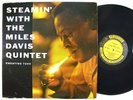 MILES DAVIS QUINTET Steamin' With LP on Prestige DG mono
