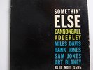 BLUE NOTE 1595 CANNONBALL ADDERLEY:Somethin' Else 63rd EAR RVG  MILES DAVIS