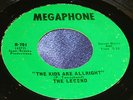 Rare Garage Psych 45: The Legend on Megaphone 701 baby Blue & Kids Are Allright