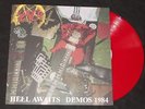 SLAYER Hell Awaits Demos 1984 - Red Vinyl LP Ltd Edition (only 300 pressed) NEW