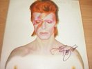 DAVID BOWIE - ALADDIN SANE LP SLEEVE (SIGNED)