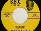BETHEA THE MASK MAN soul funk 45 “Stand Up /Ghetto Love” B.B.C. (D.C.) nice HEAR