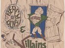 BEACH BOYS--PICTURE SLEEVE ONLY--(HEROES AND VILLAINS)--PS--PIC--SLV