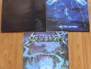 3 LPs, Heavy Metal, Vinyl LP, Metallica, Black Album, Ride The Lightning...