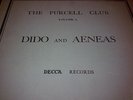 THE PURCELL CLUB VOL 1 DIDO & AENEAS  DECCA SUPREME X 101- X 107
