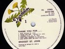 BRIDGET St JOHN Thank You For… RARE UK Orig Dandelion