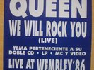QUEEN We Will Rock You Live Spain Promo Single 7