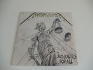 Metallica And Justic for All 2 LP Record Set & Jacket Kirk Hammet Elektra 1988