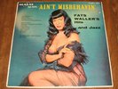 1957 FATS WALLER AINT MISBEHAVIN VINYL LP 50252 (Betty) BETTIE PAGE COVER - HALO