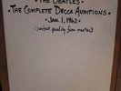 The Beatles- The Complete Decca Auditions   Jan. 1, 1962 LP