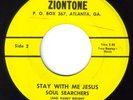 BLACK GOSPEL 45: SOUL SEARCHERS. ZIONTONE (NRC 494). RARE++++ VG++/NM. 1960'S.
