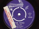 The Who Happy Jack Reaction 1966 [sample sticker] EX b/w I've Been Away