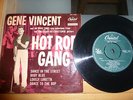 GENE VINCENT & BLUE CAPS,HOT ROD GANG EP ON CAPITOL 1- 985.NO RESERVE.