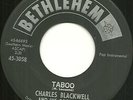 CHARLES BLACKWELL 45 Taboo latin soul mambo HEAR