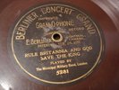 BERLINER CONCERT GRAND 5281 MUNICIPAL MILITARY BAND Rule Brit & God Save TheKing