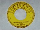 onie wheeler - jump right out of this juke box/ tell em off, sun 315 RARE US 45