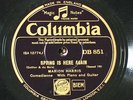 MARION HARRIS 'SPRING IS HERE' 1932 LONDON COLUMBIA DB851 UNISSUED IN USA