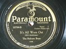 BLUES: HOKUM BOYS 'IT'S ALL WORN OUT' RACE PARAMPOUNT 12796, RARE