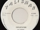 TALISMAN Exploitation JAMAICA ROOTS REGGAE SHAKA 7” ??
