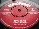 BEATLES LOVE ME DO ORIG 62' UK 1st ISSUE RED LABEL SUPERB TOP DRAWER COPY.