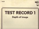 TEST RECORD 1  Depth of Image   OPUS 3  79-00  NM