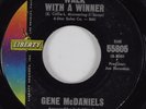 Northern Soul Popcorn 45 GENE MCDANIELS Walk With A Winner LIBERTY HEAR