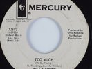 Northern Soul/Deep Soul 45 BILLY YOUNG Too Much MERCURY HEAR promo