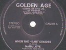 NANA LOVE When The Heart Decides Reiss.Killer Afro funk 45 EX