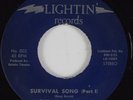Funk 45 LIGHTMEN PLUS ONE Survival Song LIGHTIN HEAR VG++