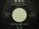 Rain: Outta My Life/E.S.P. - RARE ORIG US PRESS garage psych '67 private ?HEAR