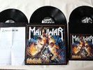 MANOWAR - HELL ON STAGE LIVE 3LP SET WITH BOOKLET RARE 1999 nuclear blast GMBH