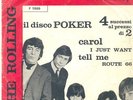 THE ROLLING STONES (LE PIETRE ROTOLANTI)-IL DISCO POKER-ITALIAN PS 45rpm EP 1964