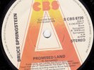 BRUCE SPRINGSTEEN-Promised Land-UK Promo S CBS 6720
