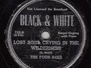 FOUR ACES - Black & White 752 - Lost Soul Crying in the Wilderness - GOSPEL 78