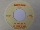 THE EPITOME OF SOUND You Don't Love Me Ex+ Sandbag Records  USA 7